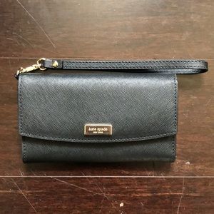 Kate Spade Black Wristlet Wallet